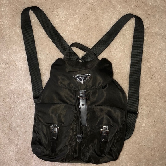prada nylon backpack mini